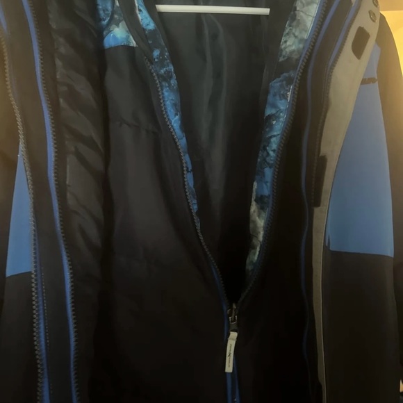ZeroXposur Boys Light/Dark Blue Torque Systems Jacket Size 14/16 Removable Liner - Picture 7 of 8